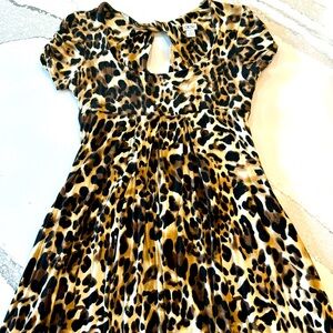 Cachet dress leopard print